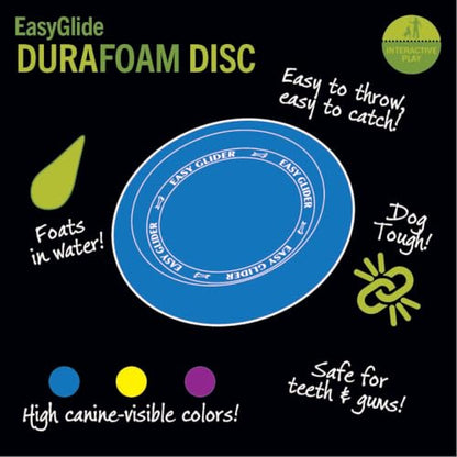 Starmark Easy Glide DuraFoam Flying Disc Dog Toy, Color Varies 11" - size: 11 in