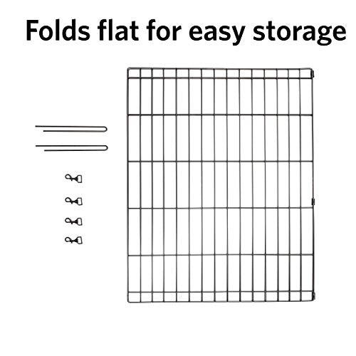 MidWest Homes for Pets Universal Pet Playpen 2-Panel Extension Kit | Fits Metal 30-Inch Dog Pens | Kit Measures, 24x30 Inch (Pack of 2) - color: Black, size: 30H-Inch Pen Extension Panel