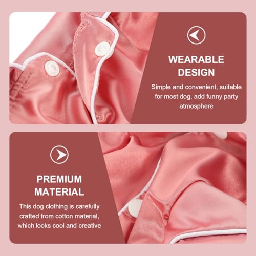 balacoo Small Dog Pajamas Lightweight Cotton Sleepwear Comfortable Indoor Clothes for Daily Wear Special Occasions and Photo Sessions
