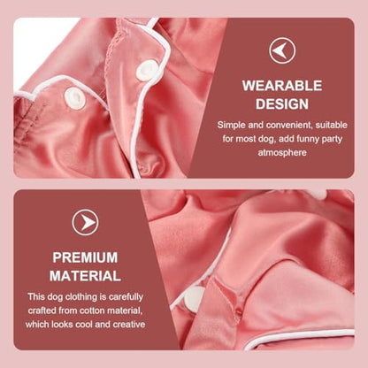 balacoo Small Dog Pajamas Lightweight Cotton Sleepwear Comfortable Indoor Clothes for Daily Wear Special Occasions and Photo Sessions
