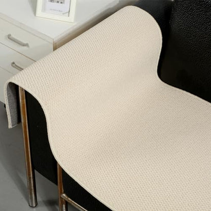 SHENGOCASE 67"x 23.6" Thickened Cat Wall Climbing Carpet, Cat Wall Furniture Scratcher, Scratching Post, Couch Sofa Protector (Creamy-White) - color: Cream White