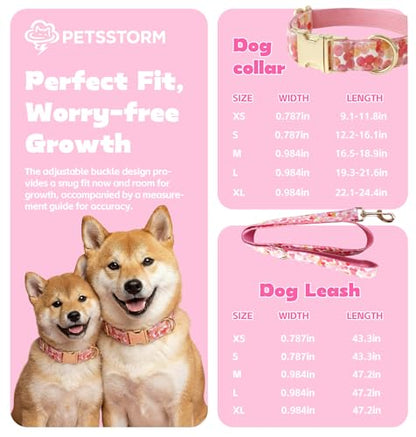 Personalized Polyester Collar, Personalized Polyester Dog Collar with Name and Phone Number, Customizable Laser-Engraved Collar with Metal Quick Release Buckle for Dogs - color: Multicolor Pattern