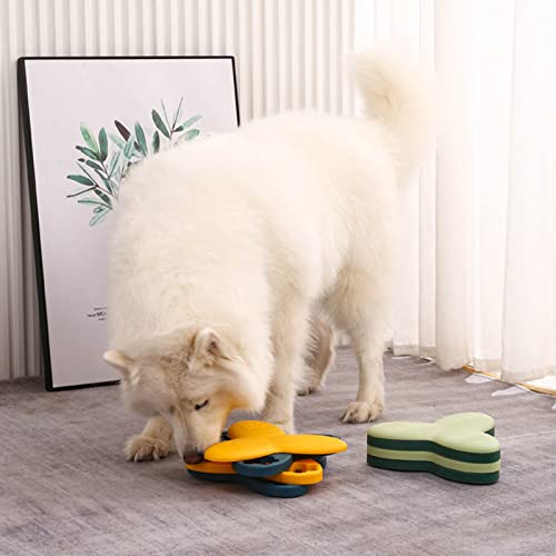 Hejhncii Interactive Dog Puzzle Toy for Large Dogs, 9 Treat Compartments, Indoor Use, Adult Dogs