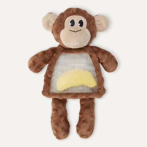 Amazon Basics Monkey and Alligator Interactive Dog Squeak Plush Toys for Puppies, Small and Medium Dogs, 2-Pack - style: Dog plush toy