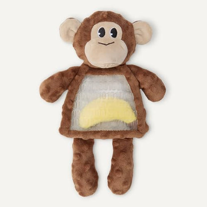 Amazon Basics Monkey and Alligator Interactive Dog Squeak Plush Toys for Puppies, Small and Medium Dogs, 2-Pack - style: Dog plush toy