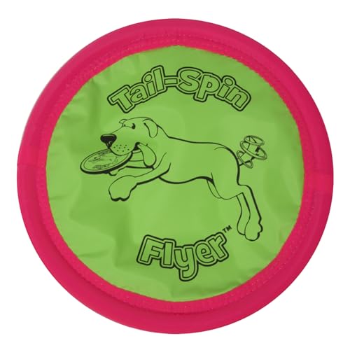 Chuckit! Petmate Booda Tail-Spin Flyer Floating Dog Frisbee, Multi, 10-Inch - size: 10-Inch