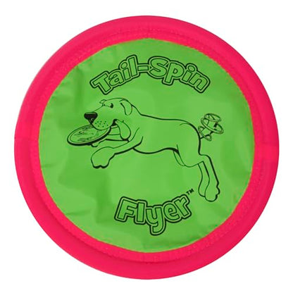 Chuckit! Petmate Booda Tail-Spin Flyer Floating Dog Frisbee, Multi, 10-Inch - size: 10-Inch