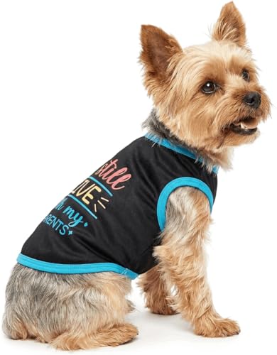 Quick Dry Dog T Shirt, Breathable Lightweight Pet Dogs Sun Protection Shirts, Puppy Clothes for Swimming Beach Outdoor Activities - color: Parents, size: Small (3.3-5.5lb)