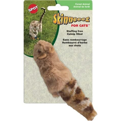 Ethical Pets 2680 Skinneeez Forest Creatures For Cats, Pack of 3 (Squirrel, Chipmunk or Skunk)