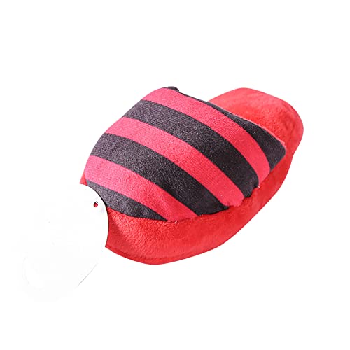 Puppy Chew Toys, Stuffed Interactive Funny Dog Toy for Aggressive Chewers,Soft Heavy Duty Cute Dog Toys to Keep Them Busy for Home Playing Small Medium Breeds Anxiety Relief Puppy Teething Indoor - color: Red
