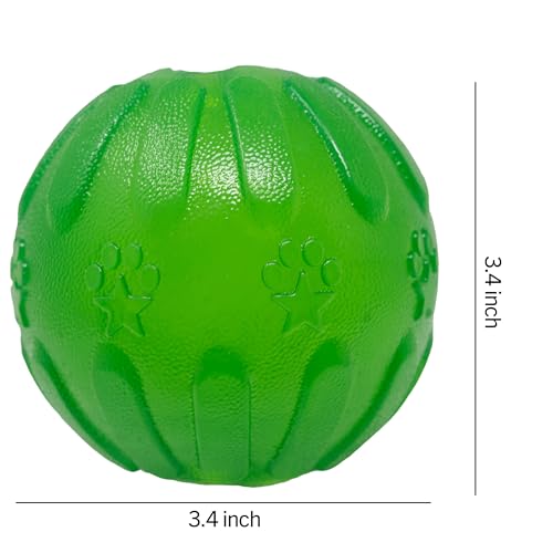 Starmark Treat Dispensing Chew Ball Tough Dog Toy, Medium/Large for Large Breeds