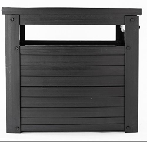 New Age Pet ECOFLEX Litter Loo Moisture and Odor Resistant Enclosure & End Table, No‑Tools Assembly, 10 Year Warranty, Espresso Black, Standard - color: Black, size: Standard