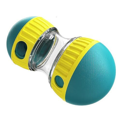 Dog Puzzle Toy Adjustable Treat Dispensing Ball Food Dispenser Fun Slow Feeder Puppy Enrichment Training Toy Pet Interactive Chase Toy for Small Medium Large Dogs to Keep Them Busy Stimulating IQ - color: Green