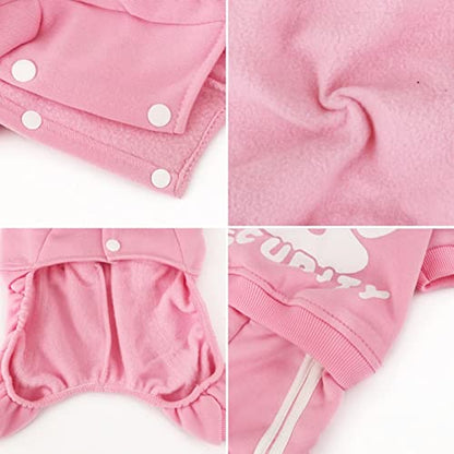Dog Hoodie & Sweatshirt - Soft & Warm Dog Outfit Pullover for Small, Medium & Large Dogs & Cats (Pink, Small) - color: Pink, size: Small