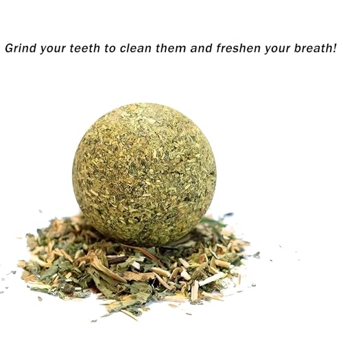 happylain 2 inches Diameter Catnip Ball - Catnip Balls for Cats, Interactive Cat Toy for Indoor Cats, Cat Nip Licking Balls