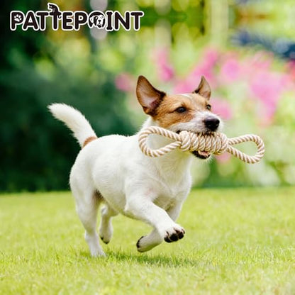 Dog Rope Toy for Small Dog 5pcs, Natural Chew Toys for Puppy, Medium & Small Dogs, Tug of War Rope for Puppies Clean & Relieve Teething - size: 5pcs