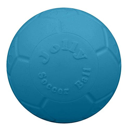 Jolly Pets Medium Jolly Soccer Ball Floating-Bouncing Dog Toy, 6”, Ocean Blue - color: Ocean Blue, size: 6 Inch Diameter