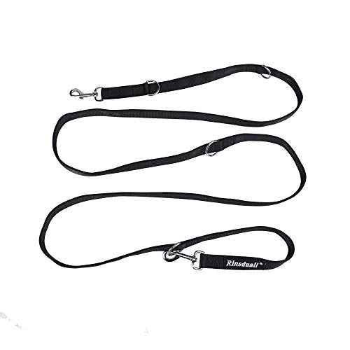 Nylon Dog Leash - Adjustable Heavy Duty Training Lead, 3m Hands Free Strong Line for Large Dogs