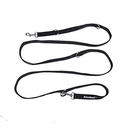 Nylon Dog Leash - Adjustable Heavy Duty Training Lead, 3m Hands Free Strong Line for Large Dogs