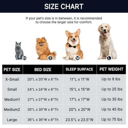 WESTERN HOME WH Calming Dog & Cat Bed, Anti-Anxiety Donut Cuddler Warming Cozy Soft Round Bed, Fluffy Faux Fur Plush Cushion Bed for Small Medium Dogs and Cats (20"/24"/27"/30") - color: Rainbow, size: 24.0"L x 24.0"W x 7.0"Th