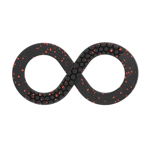Chew King Supreme Durable Rubber Dog Ball for Aggressive Chewers, Heavy-Duty Chew Toy, Interactive Dog Toy for Training & Enrichment, Medium Supreme Infinity Tug - color: H) Infinity Ring