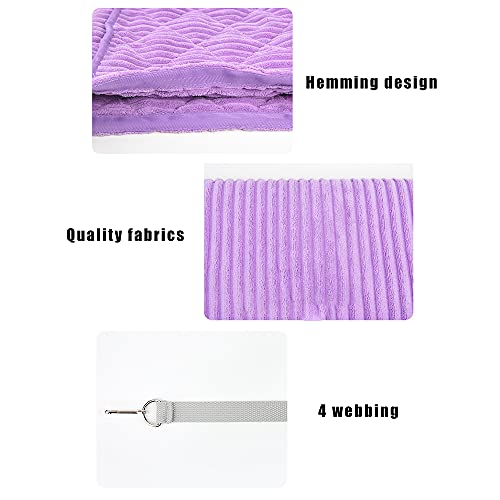 Large Ferret Hammock, Hanging Tunnel Bed for Cage Fit Rats Chinchilla - Purple - color: Purple