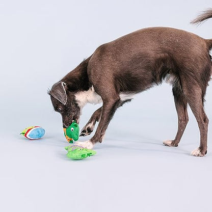 Fringe Studio Plush Dog Toy Set, Rawr-Ing Summer, Small 3 Piece Set, Pet Shop Collection (662089)