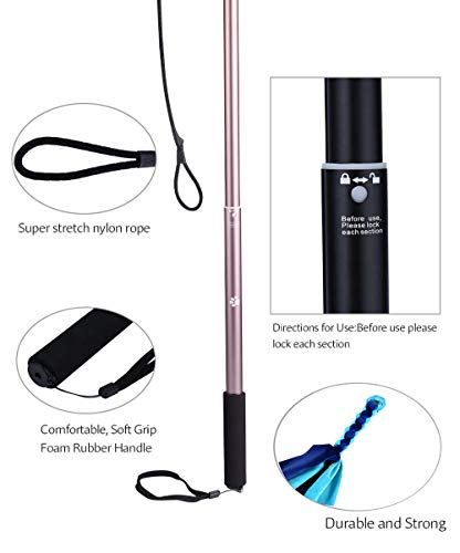 Flirt Pole for Dogs - Extendable Flirt Pole with 2pcs Fleece Lure Tugs for Dog Outdoor Entertainment, Train and Exercise, New Coffee - color: new coffee