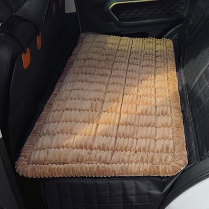 Dog Bed for Car, Backseat Pet Bed Mat, Dog Seat Cover for Car Back Seat, Non-Slip Travel Pet Mat, Fit for Backseat Extenders and Seat Covers (Darkcoffee, 24.8x54inch) - color: Darkcoffee