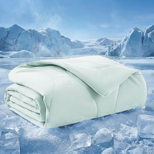 Bedsure Premium Cooling Blanket for Medium Dog - Q-MAX>0.5, Breathable Summer Washable Cold Pet Throw Blanket, Soft Durable Self Cooling Cat Mat for Hot Weather, Turquoise Green, 30x40 - color: Turquoise Green, size: M(30x40")