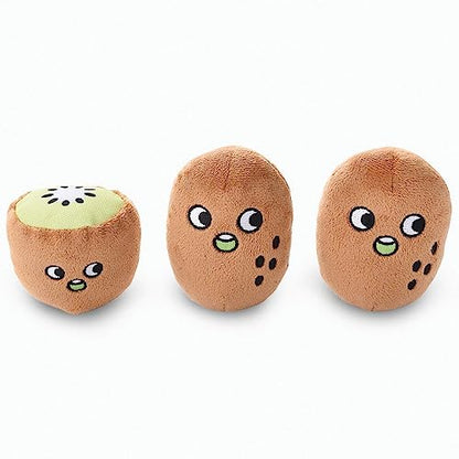 HugSmart Pet – Squeaky Hide and Seek Plush Dog Toys | Cute Interactive Plush Puzzle Toys for Small/Medium Dogs (Small, Kiwi Juice)