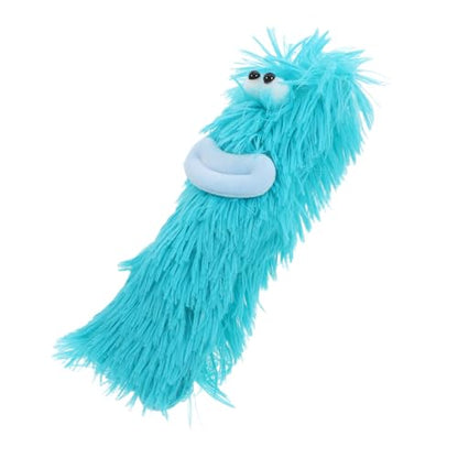 Mikikit Catnip Pillow Plush for Indoor Cats, Interactive Chew Kitten, Soft Blue Cat Pillow for Playtime and Teething