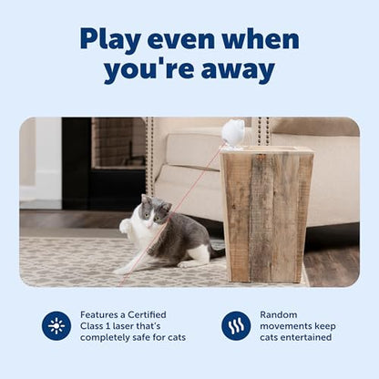 PetSafe Dancing Dot Laser Cat Toy - Interactive Playtime for Cats - 2 Play Modes - style: Dancing Dot