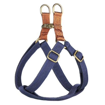 Didog Step in Dog Harness with Metal Buckles, Freedom Nylon Dog Halter Vests for Medium Dogs Easy Walking Training(M:Chest 19-28", Dark Blue) - color: Dark Blue, size: M: Chest 19-28", Fit 15-30 lbs