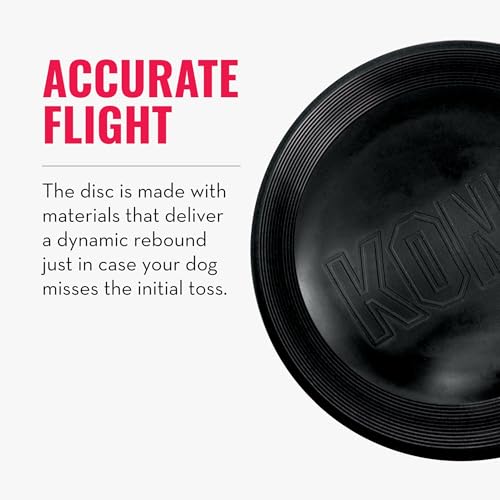 KONG Extreme Flyer - Dog Toy Supports Healthy Exercise - Soft Disc for Dogs - Toy for Fetch & Retrieve - Durable Flying Disc Dog Toy with Rebound - for Large Dogs