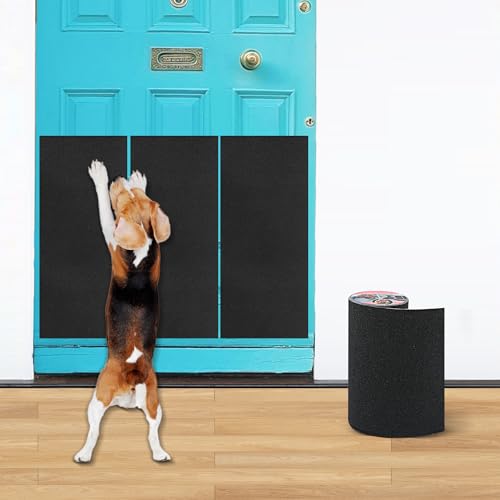 120 Grit Pet Nail Self Adhesive Replacement Emery Paper - Suitable for Small and Dogs with Long Quicks - Scratch Alternatives to Cat and Dog Nail Clippers (10in*13ft, Black, 120 Grit) - color: Black（120 grit）, size: 10in*13ft