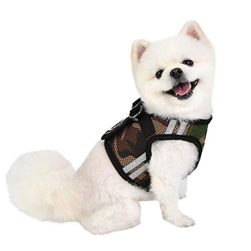 Puppia Soft Vest Harness PRO - CAMO - M - color: CAMO, size: Medium