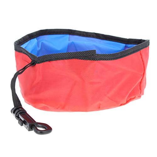 ASR Outdoor Dog Water Bowl Folding Collapsible Pet Travel Food Dish for Hiking and Camping