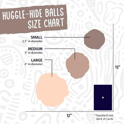 HuggleHounds Huggle-Hide Knotted Bone - Leather Dog Toys for Aggressive Chewers, Interactive for Small or Large Breeds, Tough & Durable - Knotted Leather Ball, Large - size: Medium, style: Knotted Leather Ball