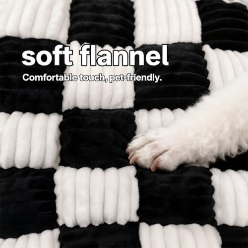 59"x27.6" Thickened Backseat Dog Bed Mat, Non-Slip Pet Car Seat Blanket with Laundry Bag, High-Resilience PP Cotton, Washable, for Backseat Extenders & Seat Covers, Black & White - color: Black&White