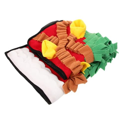 BESPORTBLE Pet Snuffle Mat for Dogs Washable Slow Feeder Multi-Functional Foraging Mat for Sniffing and Training Lint Material for Indoor and Outdoor Use