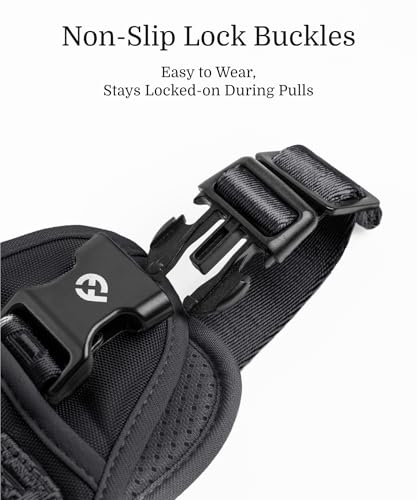 2026 New Edition, Fei & Eve Classic Dog Harness - Quick-Release Buckles | 3-Point No-Pull Control | Heavy-Duty 900D Nylon | Dual Safety Handles | Breathable Mesh | Adjustable Fit | Medium,Black - color: Black, size: M