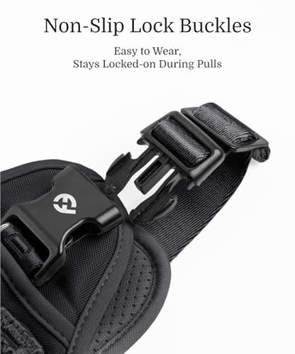 2026 New Edition, Fei & Eve Classic Dog Harness - Quick-Release Buckles | 3-Point No-Pull Control | Heavy-Duty 900D Nylon | Dual Safety Handles | Breathable Mesh | Adjustable Fit | X-Large,Black - color: Black, size: XL