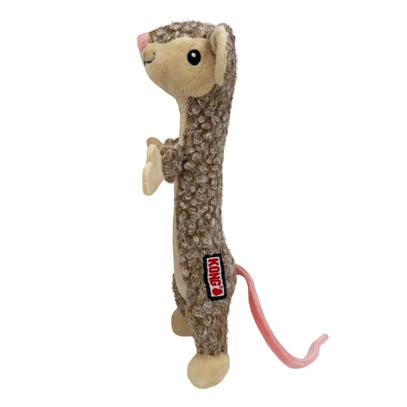 KONG Luvs Crinkle Textured Cat Toy Stuffed with Catnip (Mouse) - style: Mouse