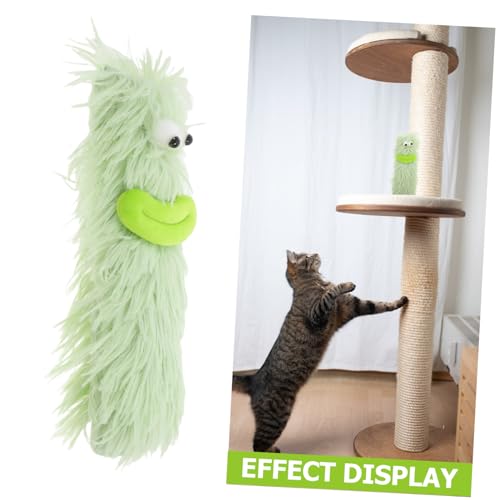 POPETPOP Catnip Pillow Plush Toy for Indoor Cats Interactive Chew Toy for Kittens Reduces Boredom Soft and Safe Material Dual Functionality As Pillow