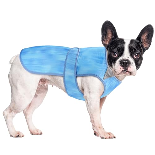 Summer Dog Cooling Vest - Lightweight Dog Cooling Jacket, Breathable Shirt for Walking, Outdoor Hunting Training and Camping (S) - size: S (Back Length 11.4-13 in)