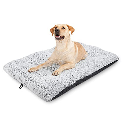 MIXJOY Dog Bed Kennel Pad Washable Anti-Slip Crate Mat for Extra Large Dogs and Cats (42-inch) - size: 42-inch