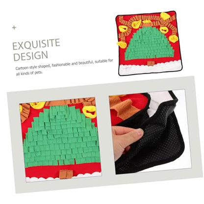 BESPORTBLE Pet Snuffle Mat for Dogs Washable Slow Feeder Multi-Functional Foraging Mat for Sniffing and Training Lint Material for Indoor and Outdoor Use