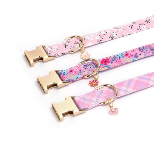 Custom Customized Personalized Dog Collars with Engraved ID Name Phone Number with Metal Buckle - Adjustable Dog Collars for Male Female Girl Boy Puppy X-Small Small Medium Large X-Large Dogs - color: New matel buckle