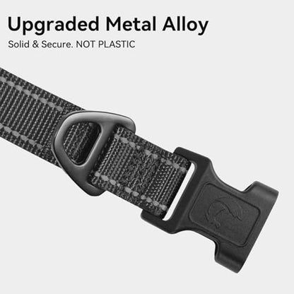 Joytale Reflective Dog Collar,Soft Neoprene Padded Breathable Nylon Pet Collar Adjustable for Puppy and Small Dogs,Black,XS - color: Black, size: X-Small (Pack of 1)